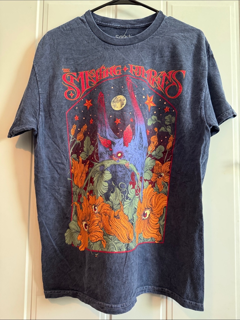 The Smashing Pumpkins Navy Short Sleeve Graphic Tee Shirt Size L - New w/ tag 💫